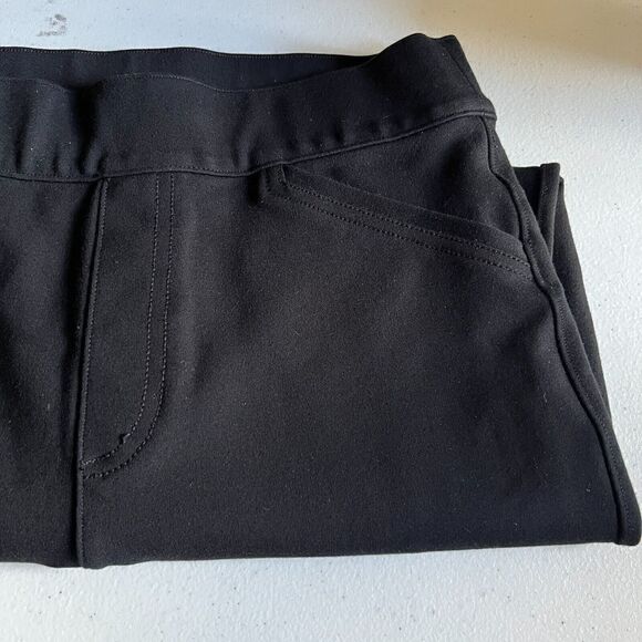 Spanx Women's Size Small Black Perfect Seamed Back Skinny Ponte Knit Pants - Picture 14 of 15